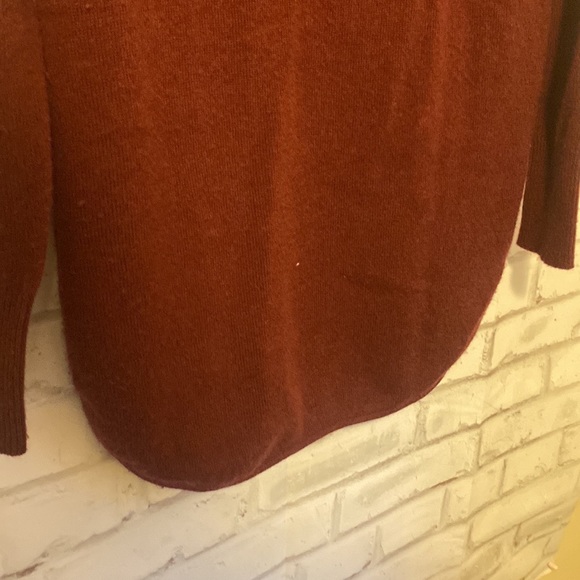 Halogen cashmere wool blend tunic sweater - Picture 3 of 6